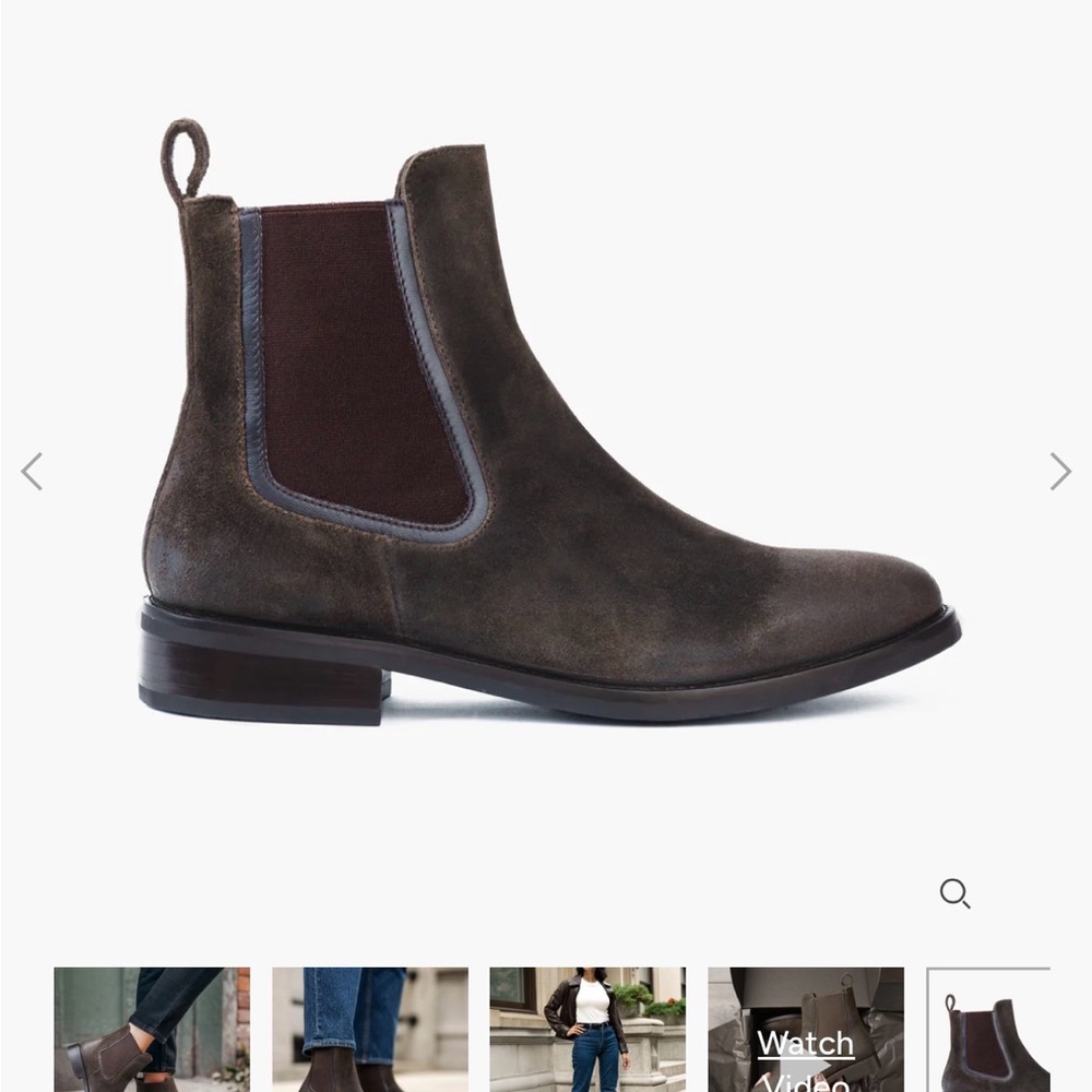 Thursday Boot Company Duchess Chelsea suede boots. W9